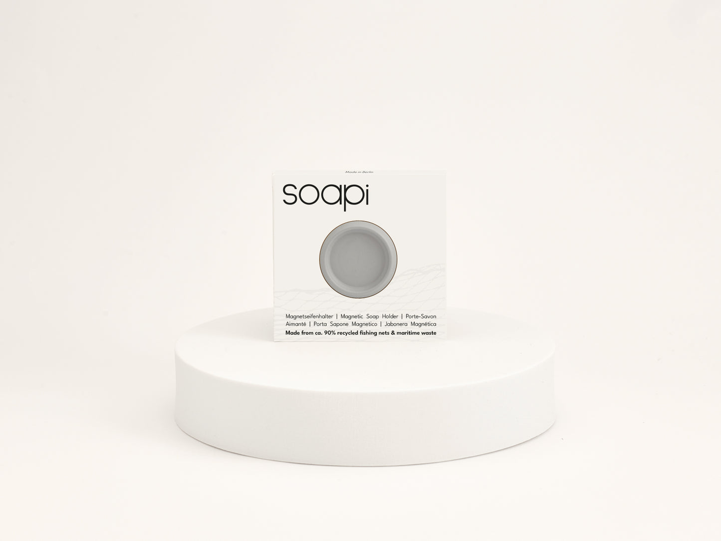 Soapi - Magnetic Soap Holder - Grey