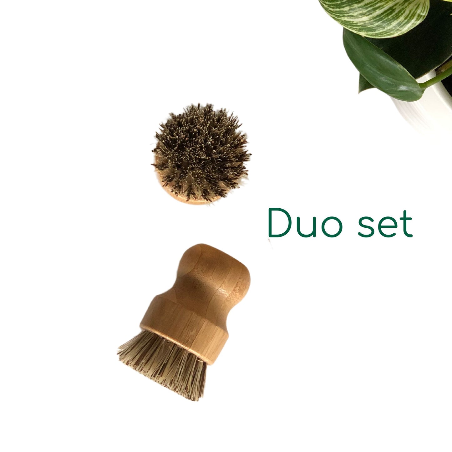Eco-friendly Bamboo Pot Brush