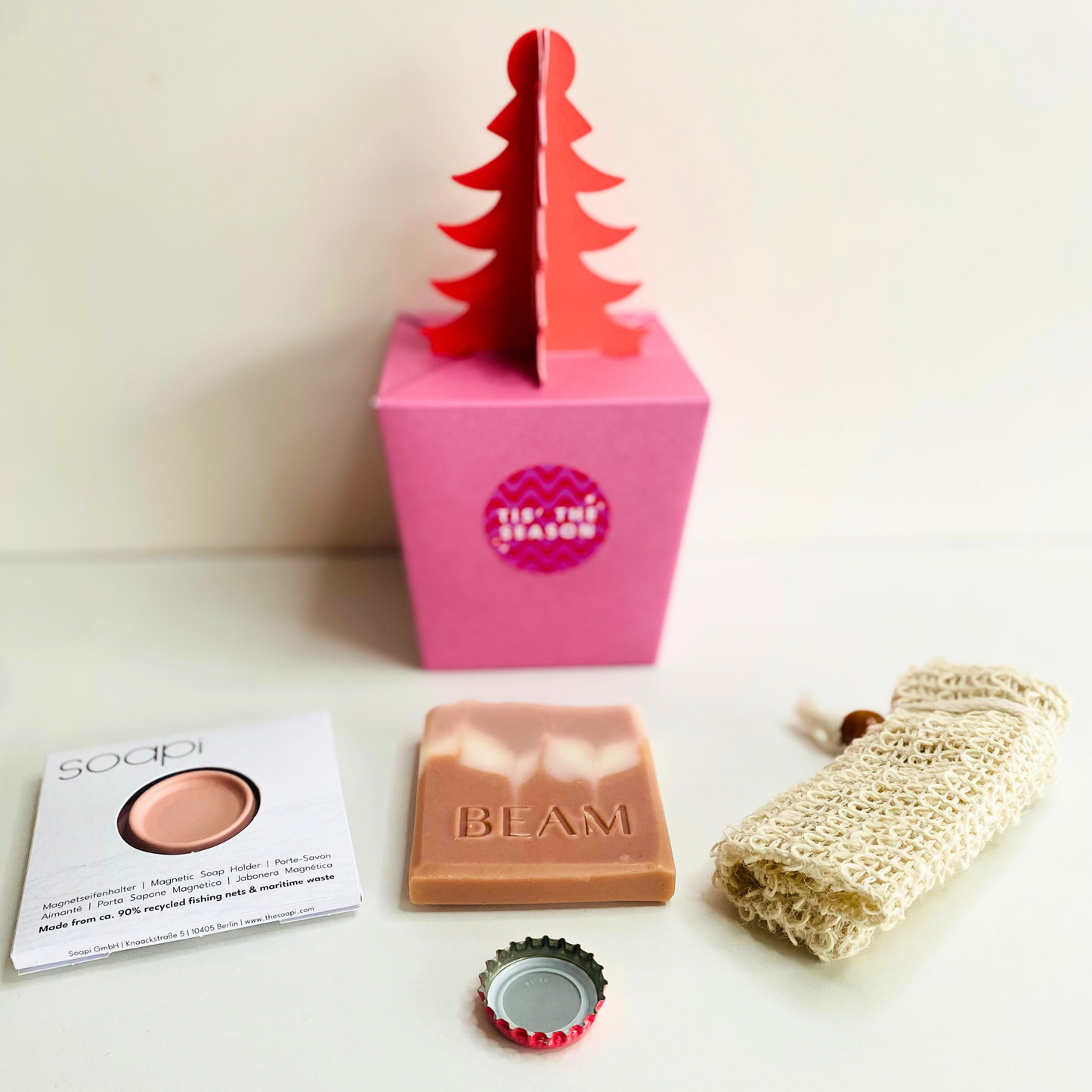 Pink - Bar Soap Gift Set - Natural, Vegan