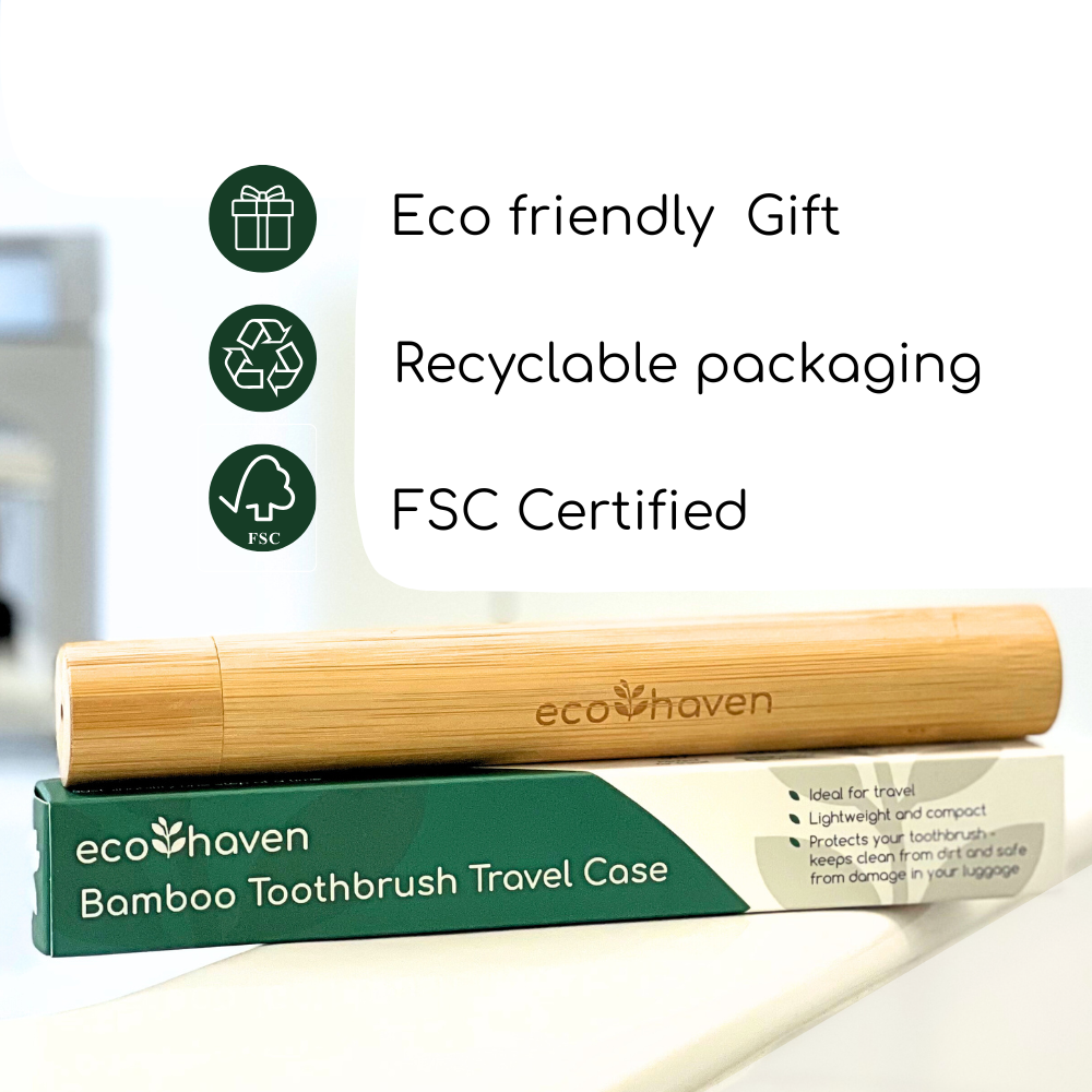 Bamboo Travel Case - Toothbrush