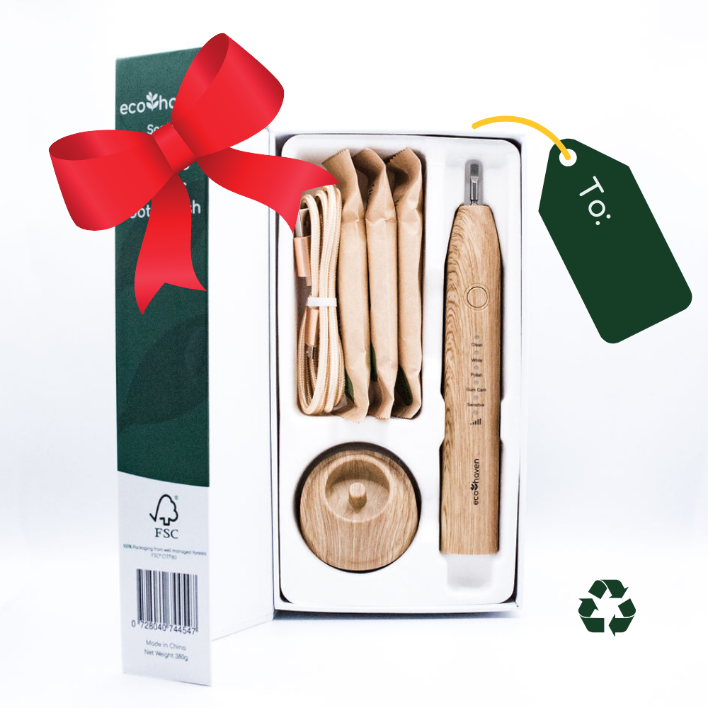 Plastic-Free Bamboo Electric Toothbrush