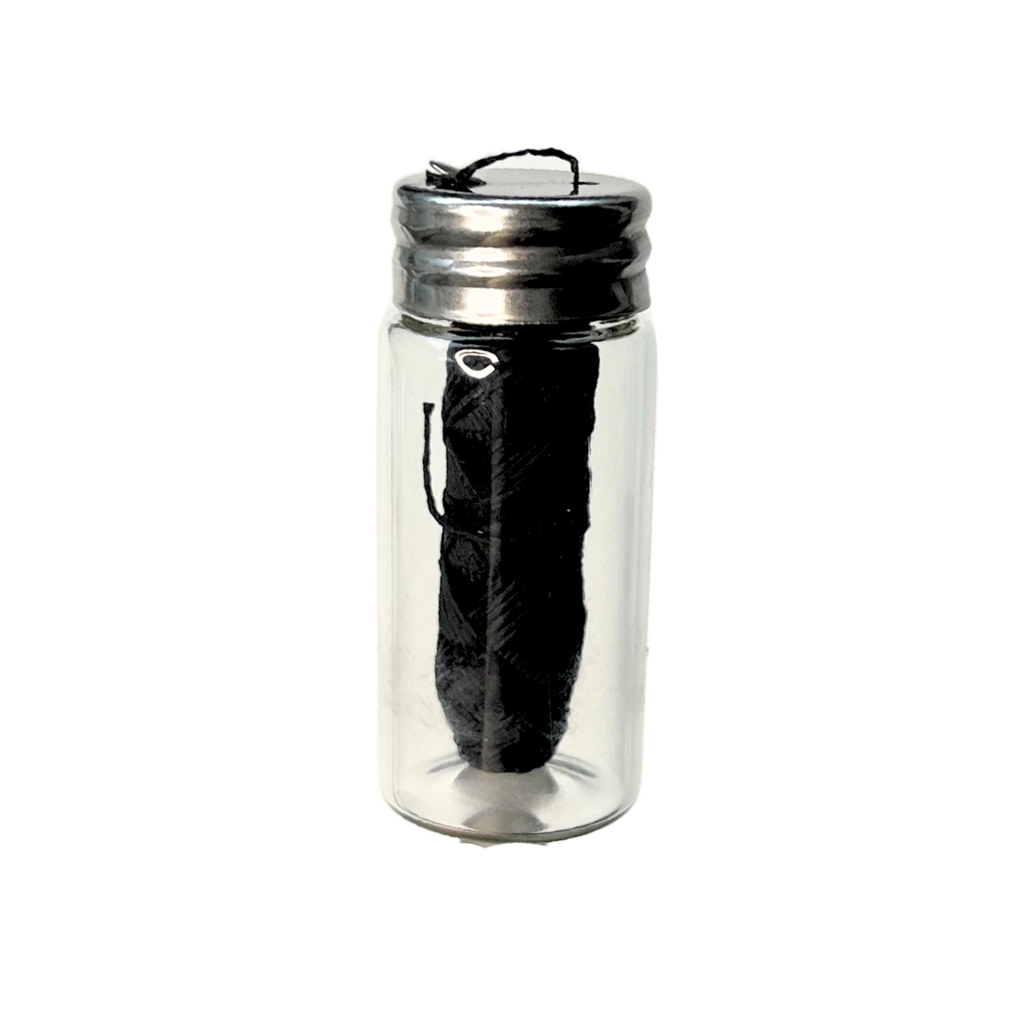 Plastic-free charcoal dental floss for sustainable oral care
