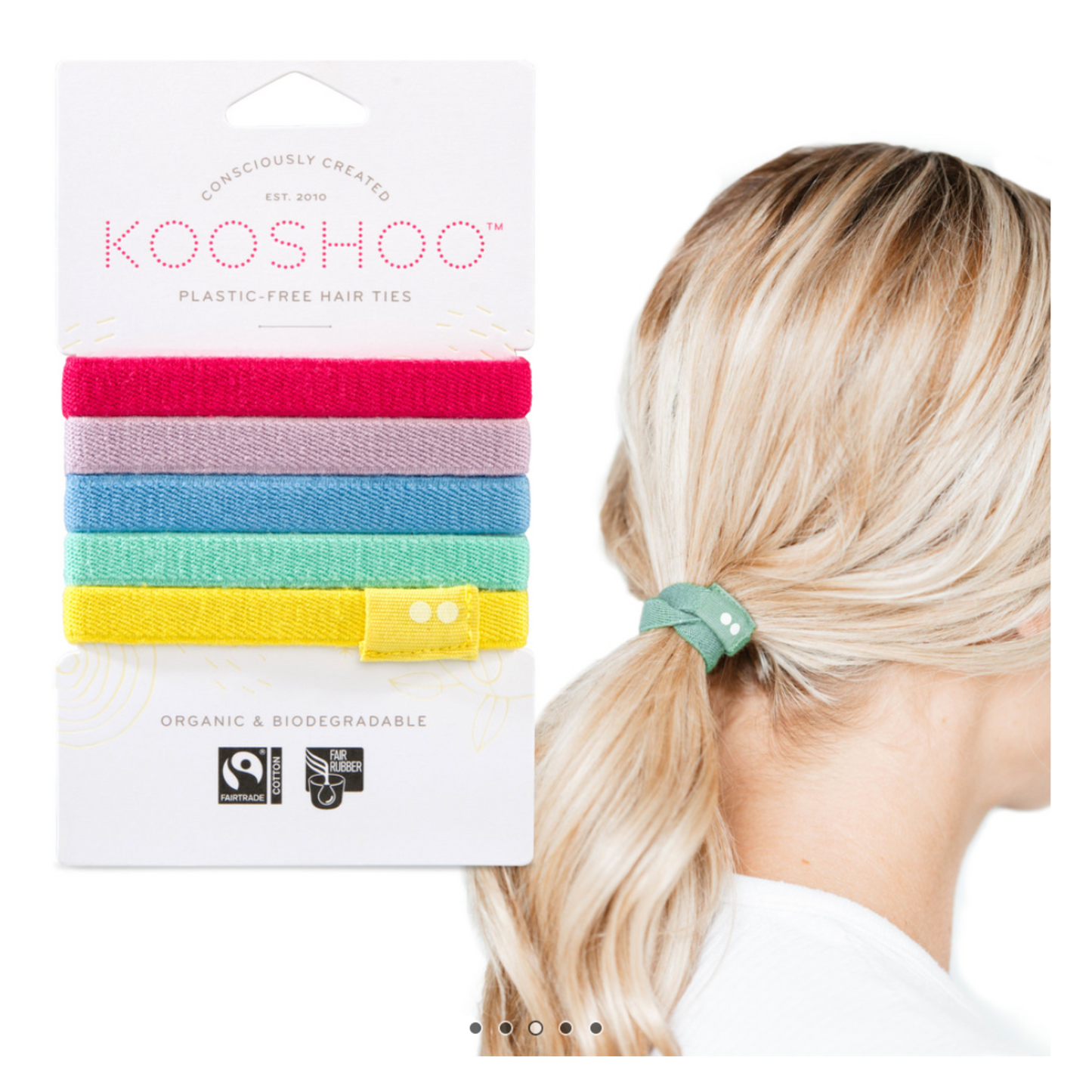 KOOSHOO Plastic Free Hair Ties