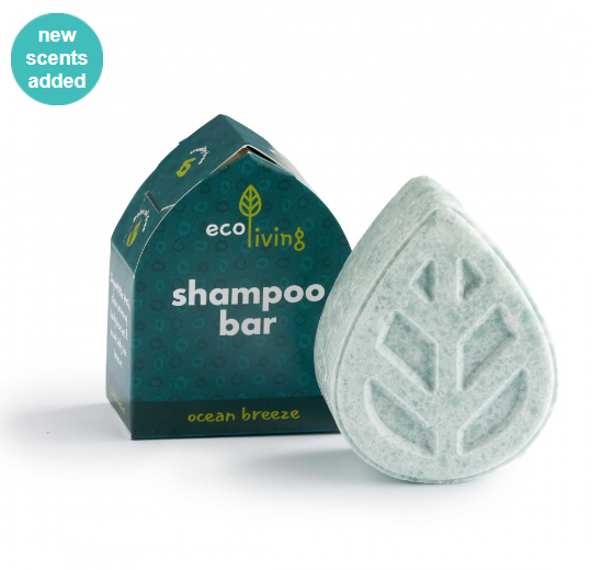 ecoliving natural Shampoo Bar Travel Size - Ocean Breeze/ Autumn Berries/ Wild Fig/ Coconut - 25g