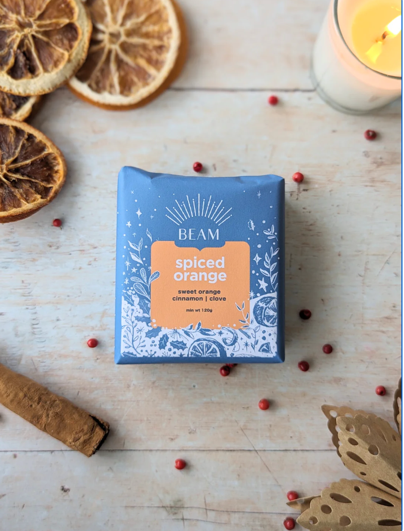 Spiced Orange vegan Soap - Beam - 120g