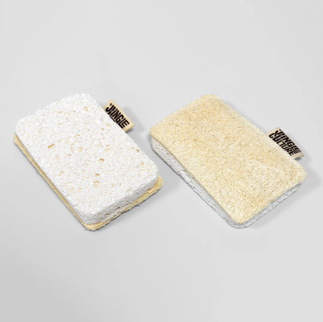 Plastic Free Sponges & Scourers - Pack of 4 -