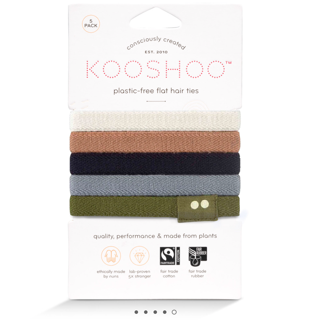 KOOSHOO Plastic Free Hair Ties