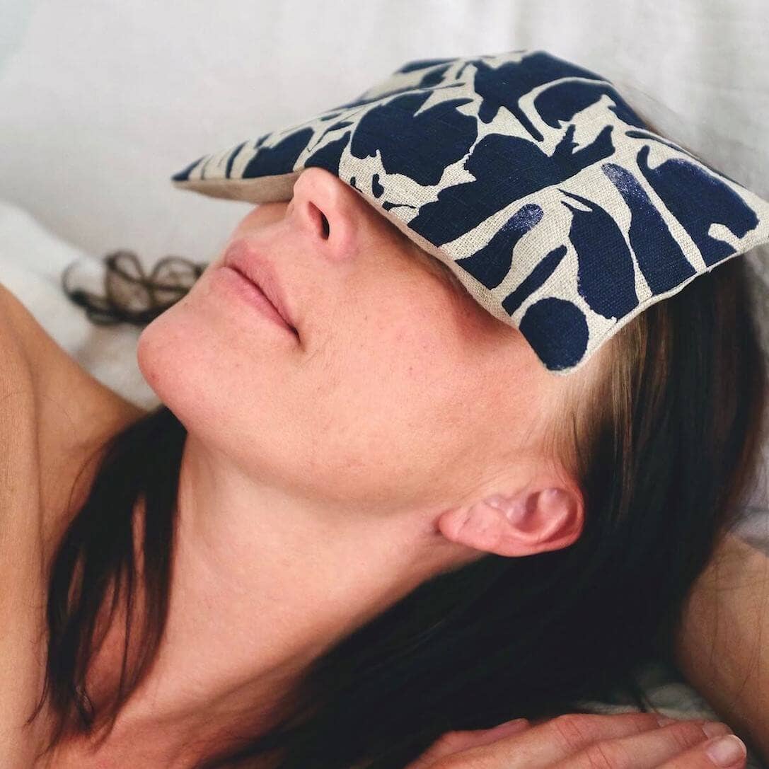 Eye Pillow - Navy - Linen - Hot/Cold - Blasta Henriet