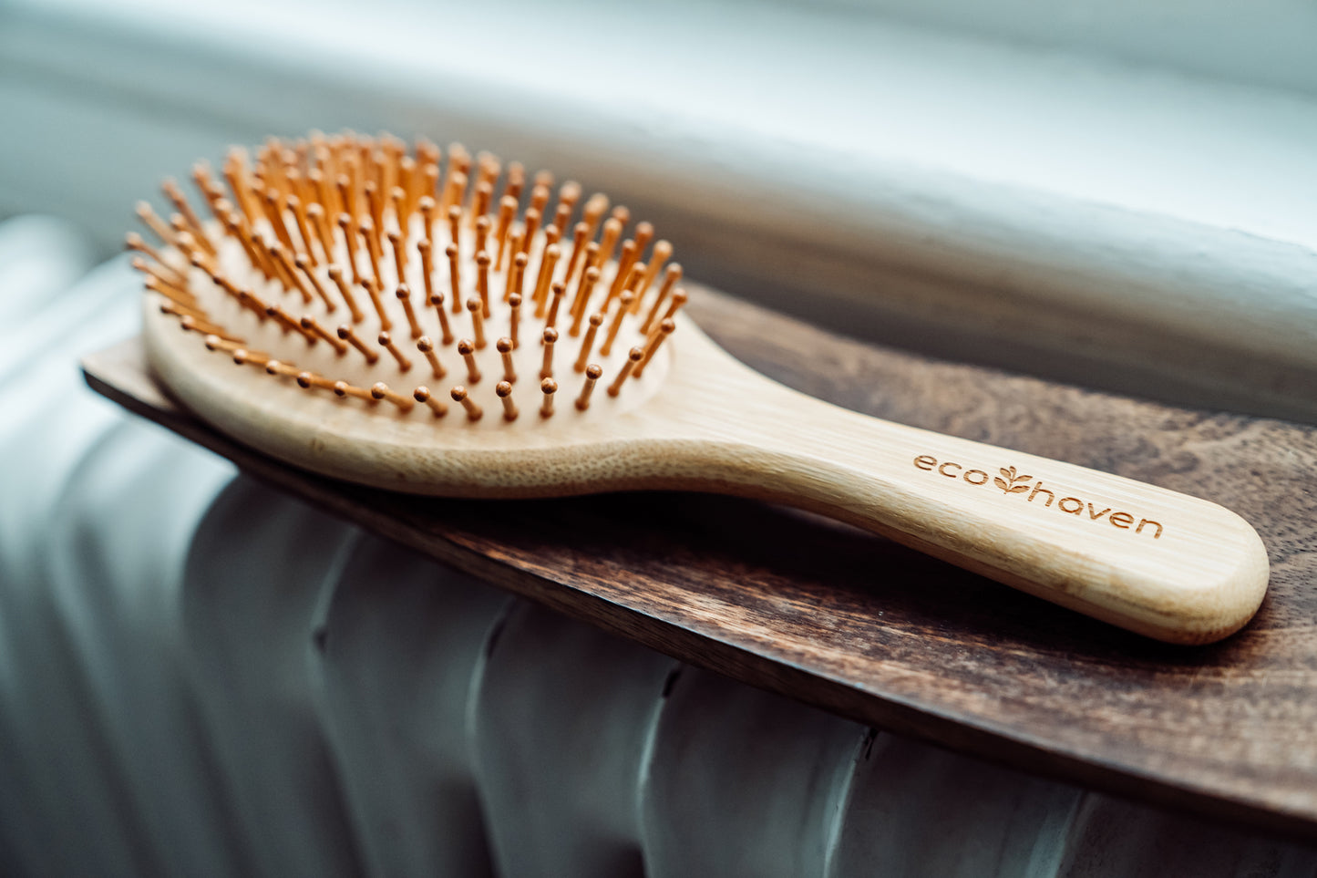 Bamboo Hair Brush - Round - Large