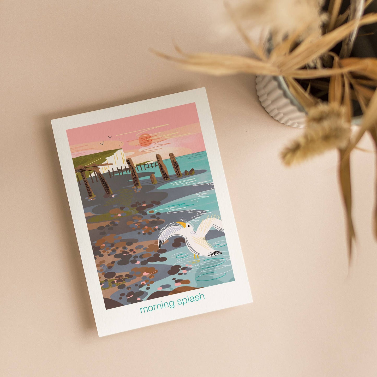 Greeting Card - Morning splash - Illustrated by Onneke