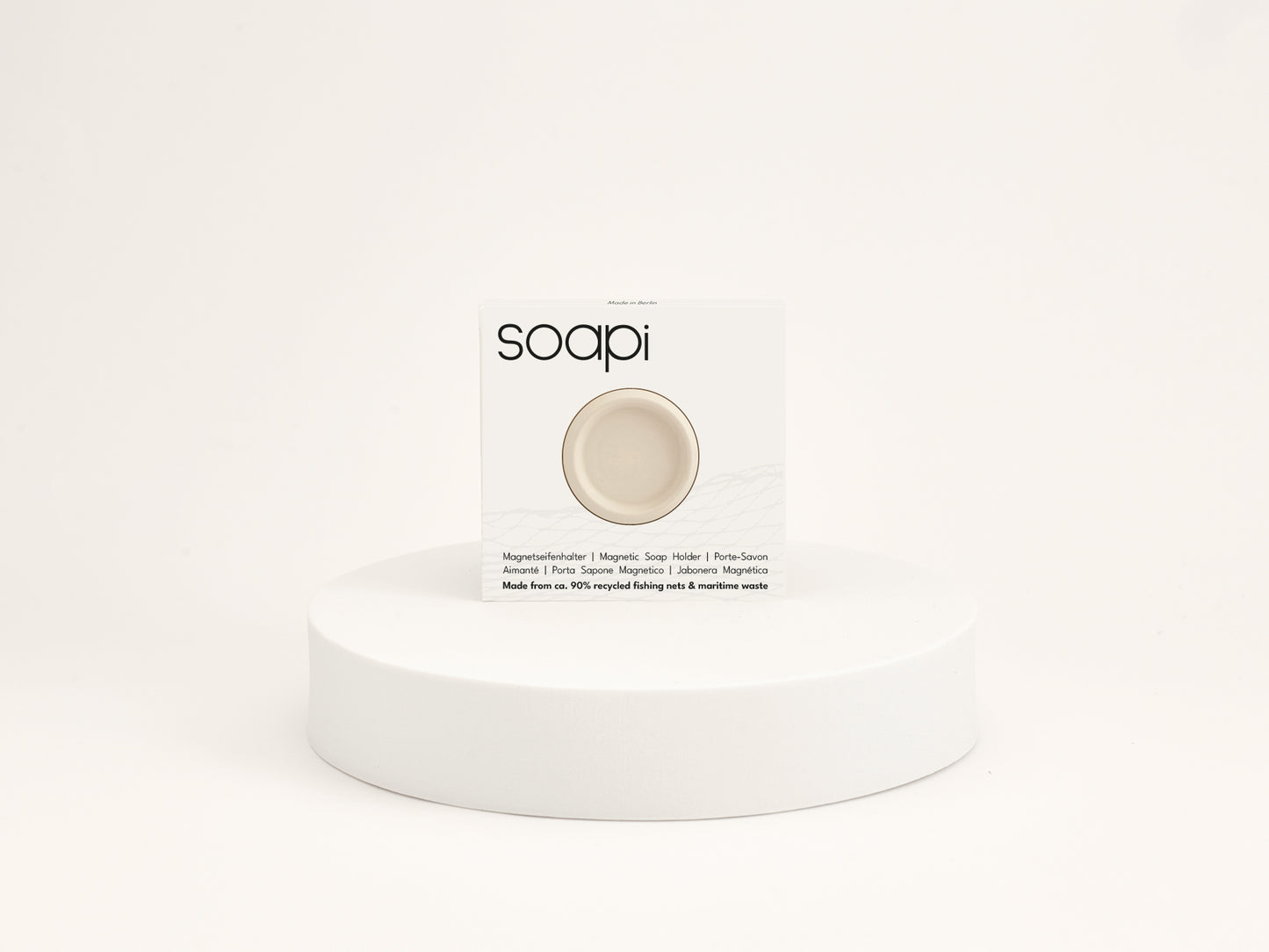 Soapi - Magnetic Soap Holder - Cream