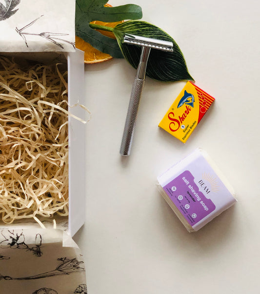 Eco-Friendly Christmas Gift Box - Shaving Set - Plastic Free
