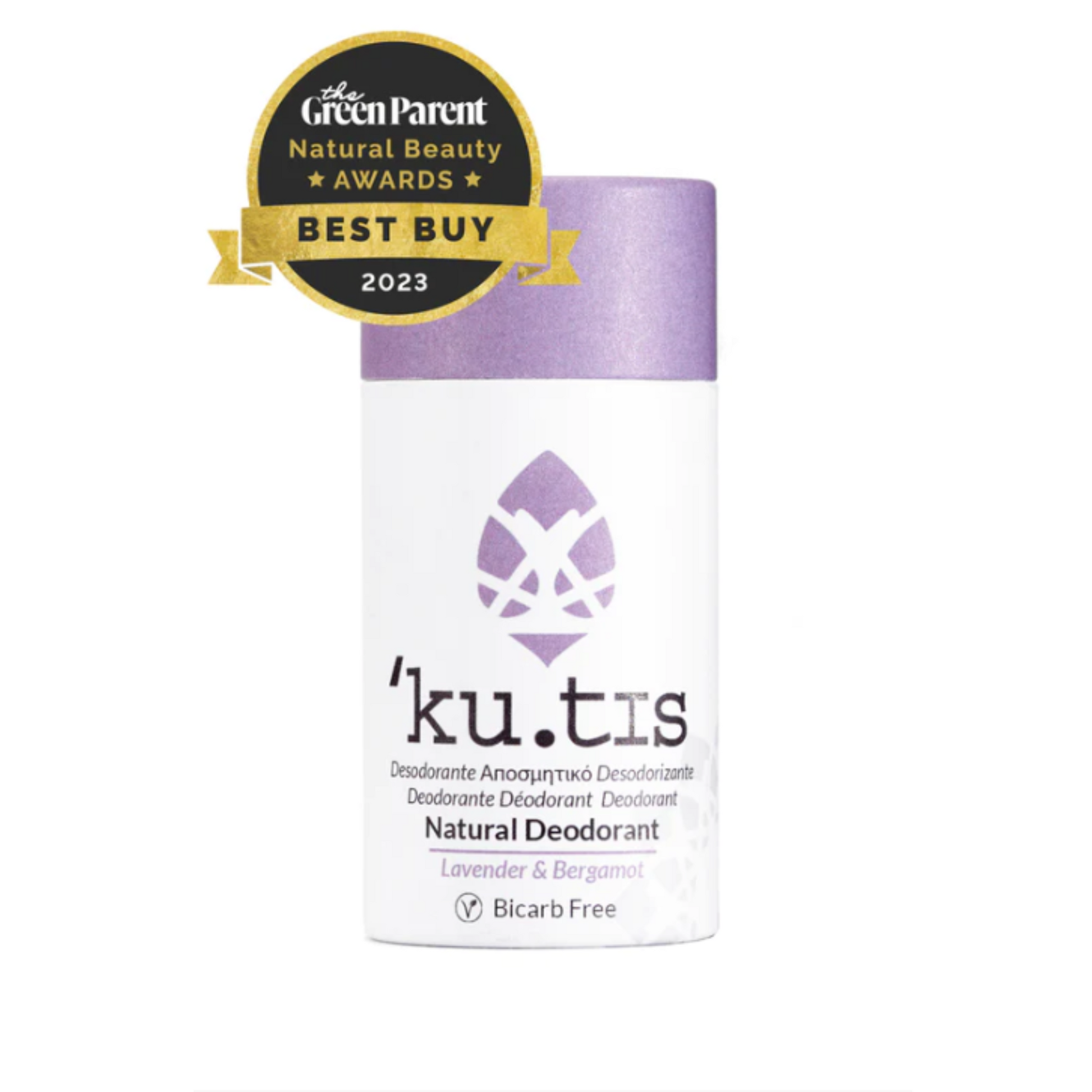 Natural deodorant by Ku-tis, Lavender and Bergamot, Best Buy natural Beauty Award by The Green Parent 