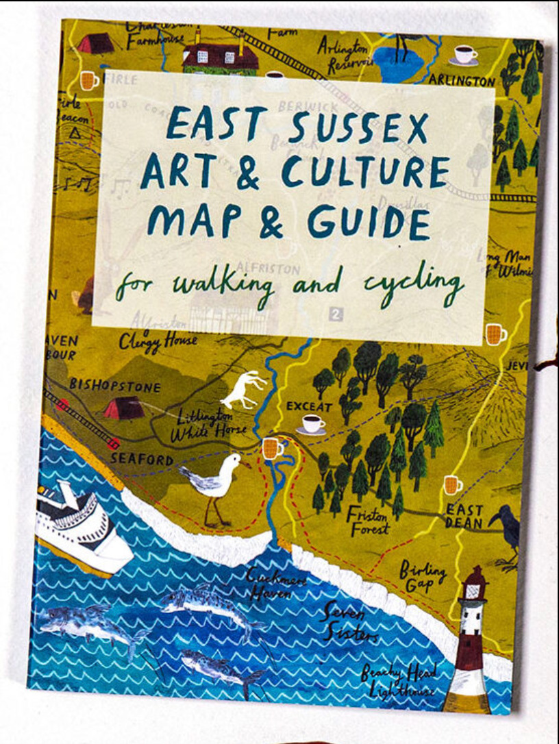 East Sussex & Culture Map & Guide - Brighton - Lewes - Eastbourne - A6