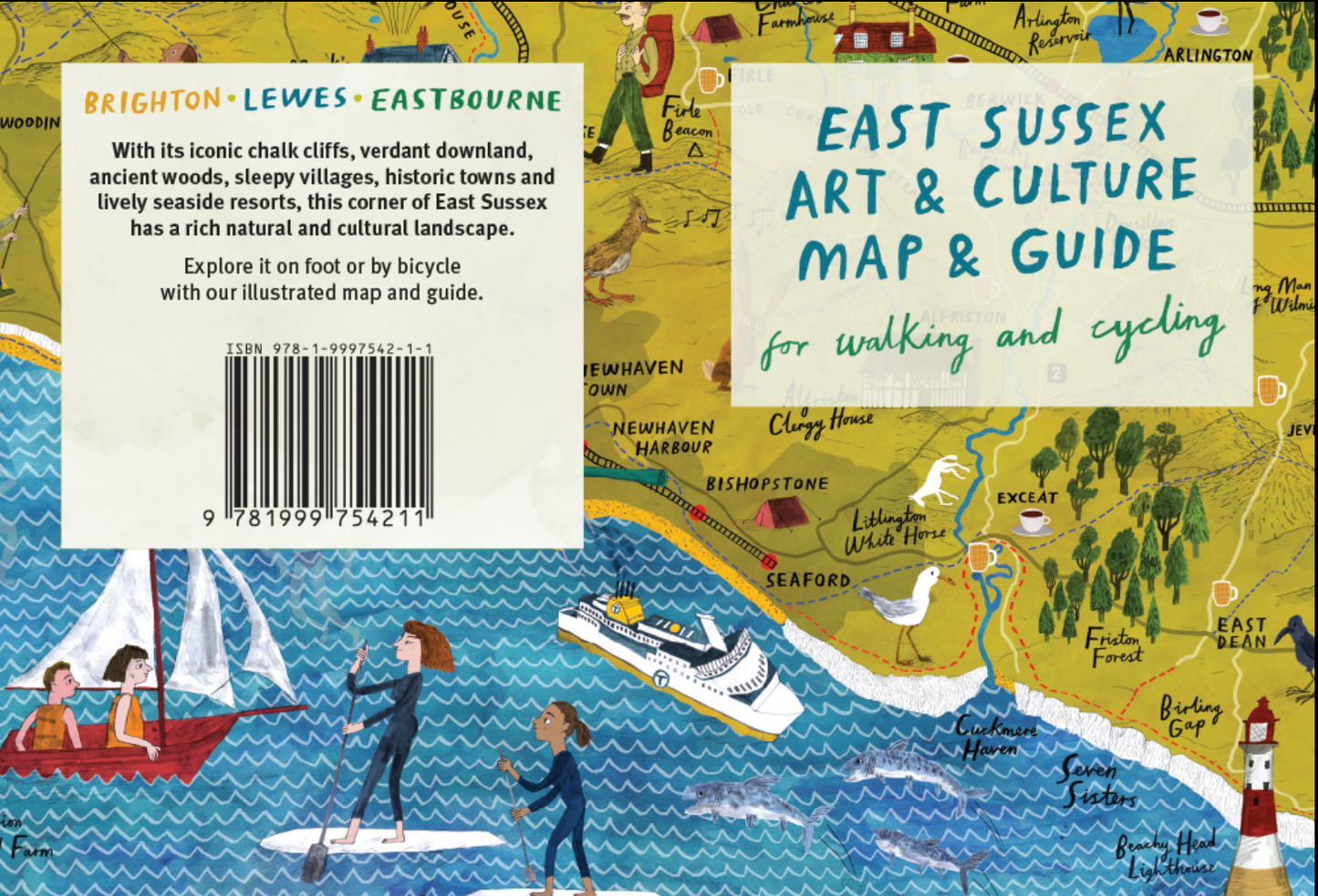 East Sussex & Culture Map & Guide - Brighton - Lewes - Eastbourne - A6