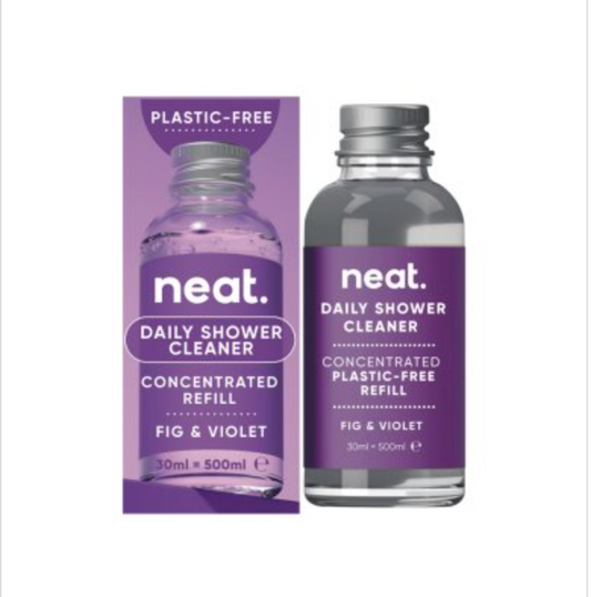 Neat - Daily Shower Cleaner - Plastic-Free Refill - Fig & Violet - 30ml