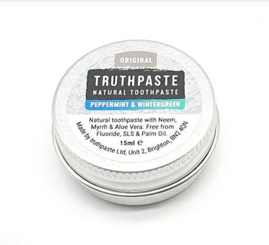 Truthpaste - Charcoal -Peppermint & Spearmint - Travel size - 15ml