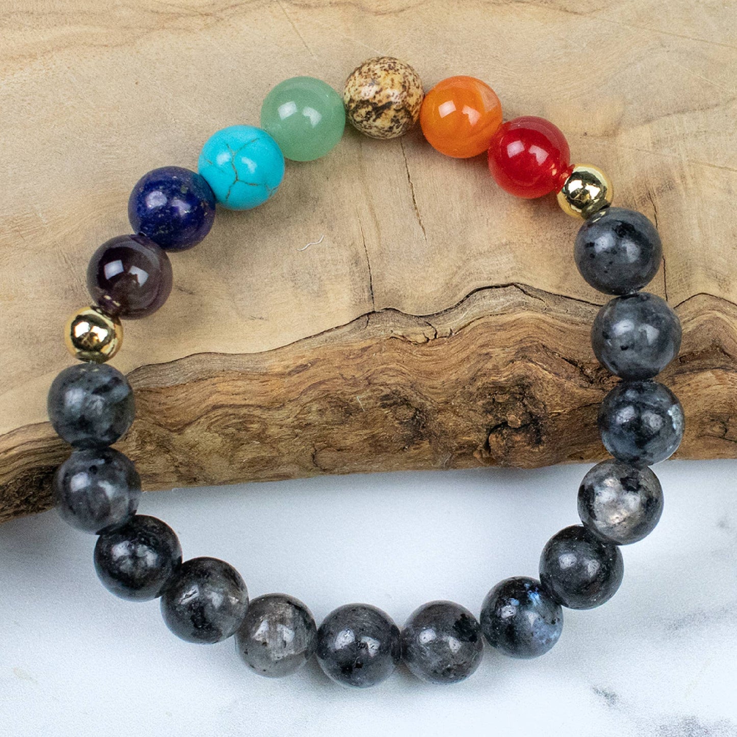 Crystal Bead Bracelet - Clarity - Myga