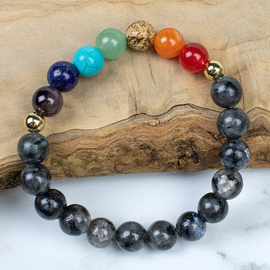 Crystal Bead Bracelet - Clarity - Myga