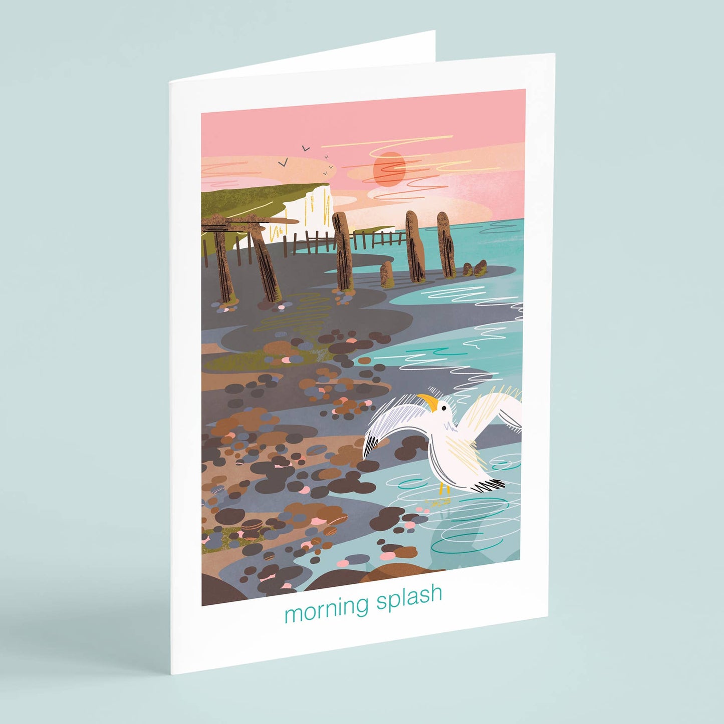 Greeting Card - Morning splash - Illustrated by Onneke
