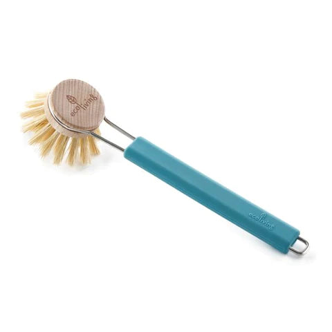 Dish Brush with Replaceable Head - Natural Plant Bristles