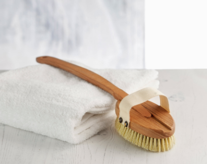Wooden Bath Brush with a Replacement Head