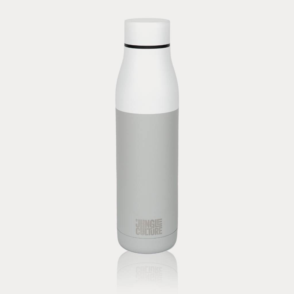 Reusable Water Bottle - Insulated - Stainless Steel - Jungle Culture - 650ml -